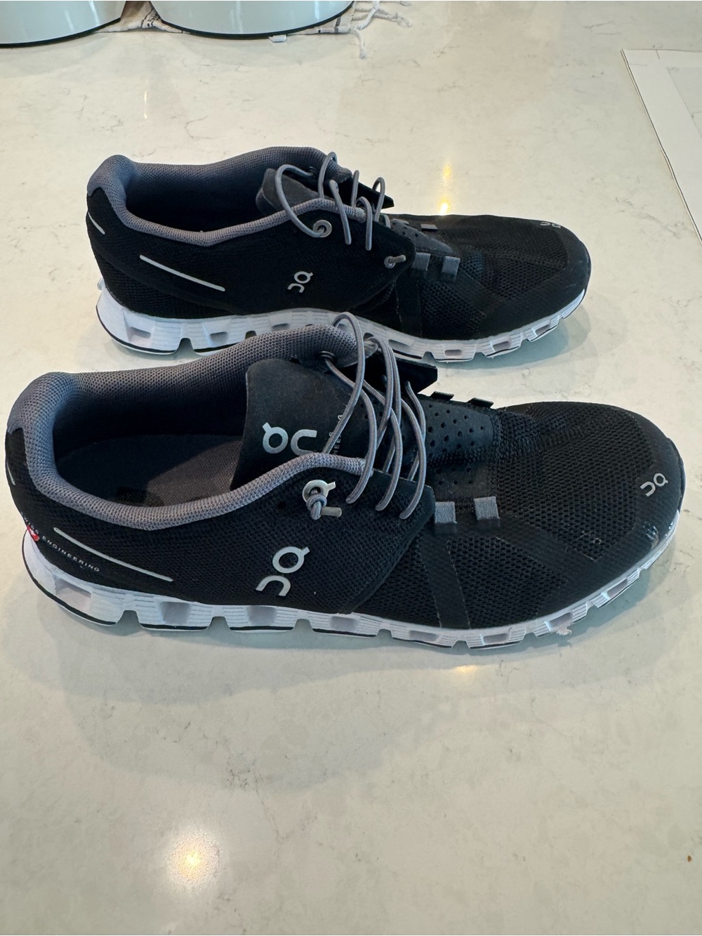 On Running Black and Gray Women's Athletic Running Shoes - Picture 3 of 5
